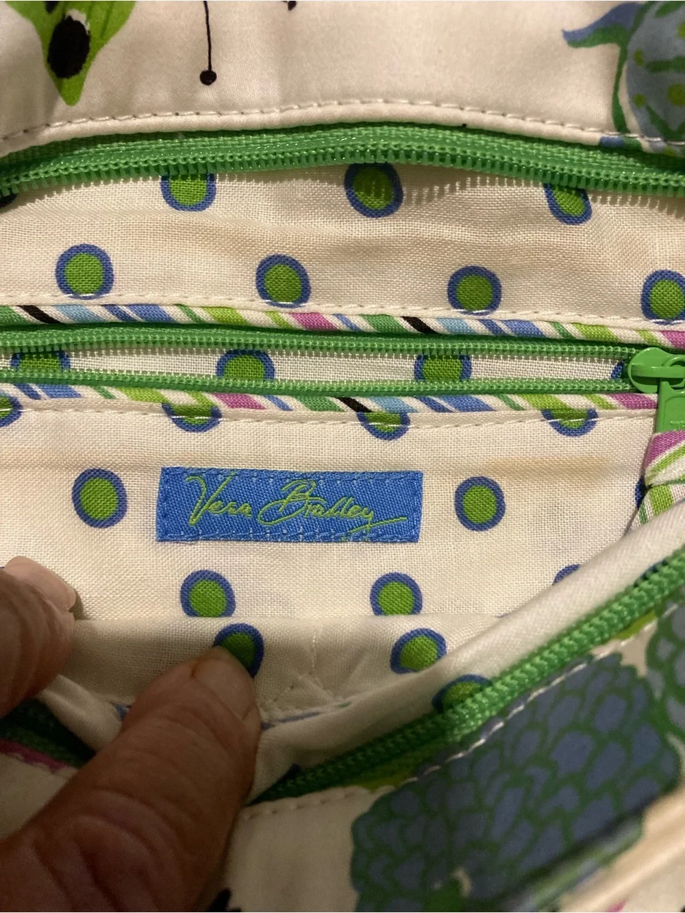 Vintage Vera Bradley white floral purse